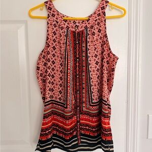 WHBM multicolored sleeveless tank (M)